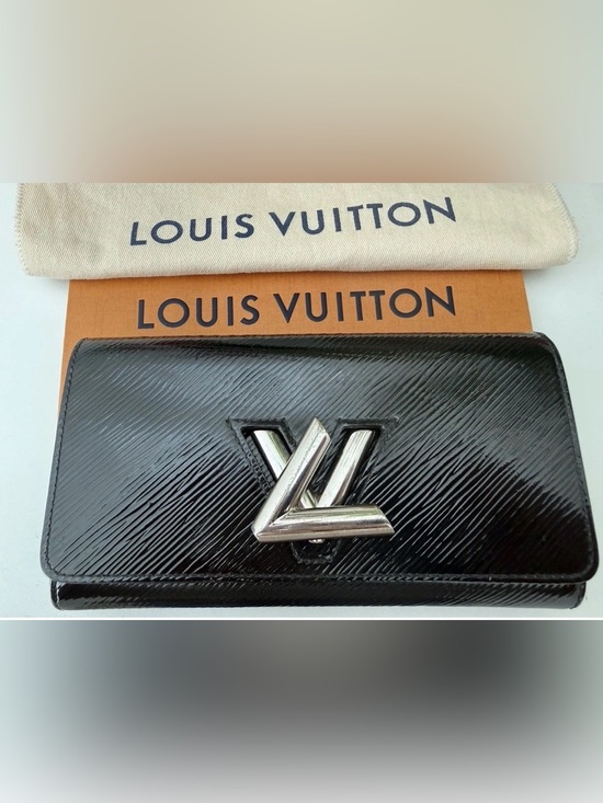 Louis Vuitton Handbags - Louis Vuitton Black Electric Epi Twist Wallet LV Dust-bag